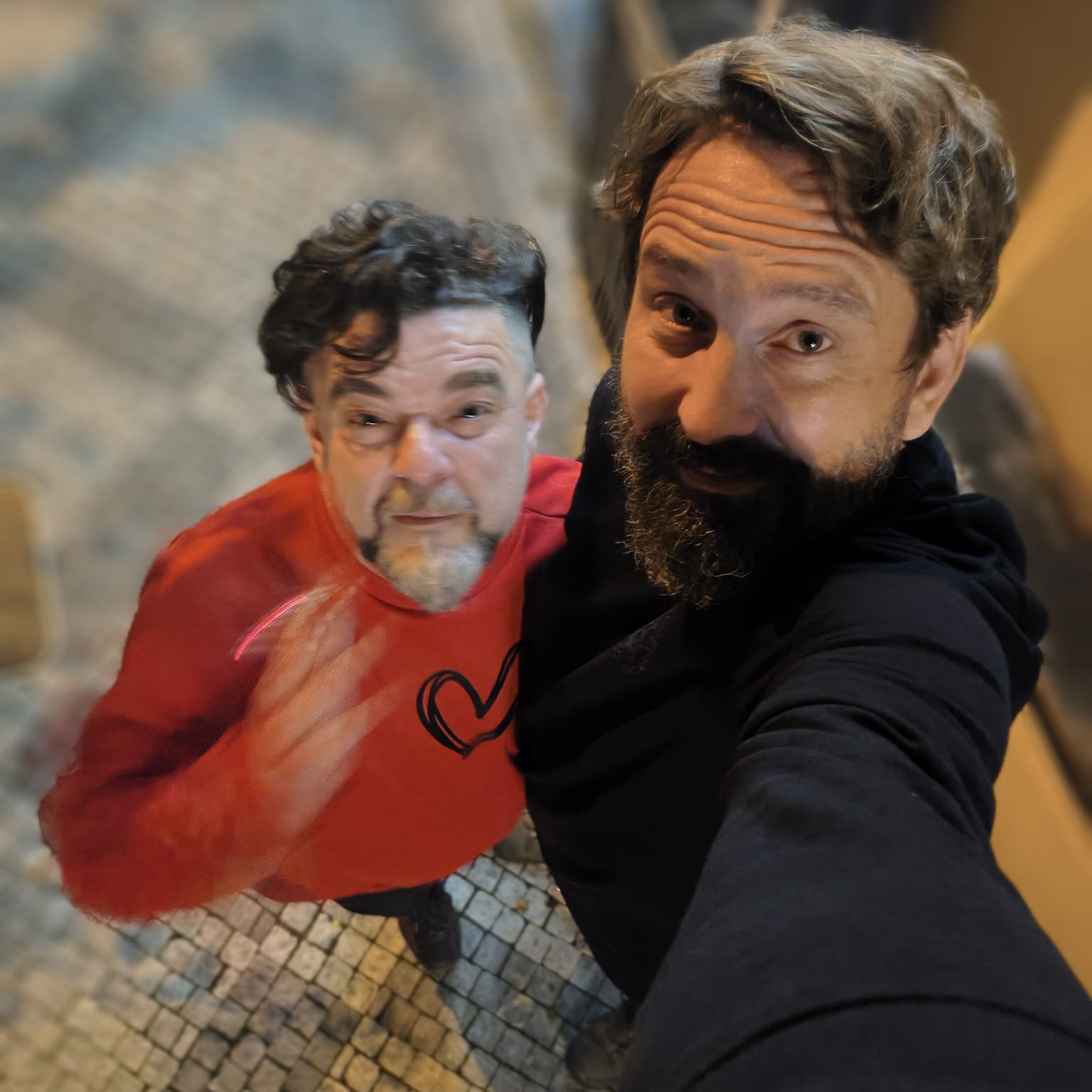 The second giant watching the clouds