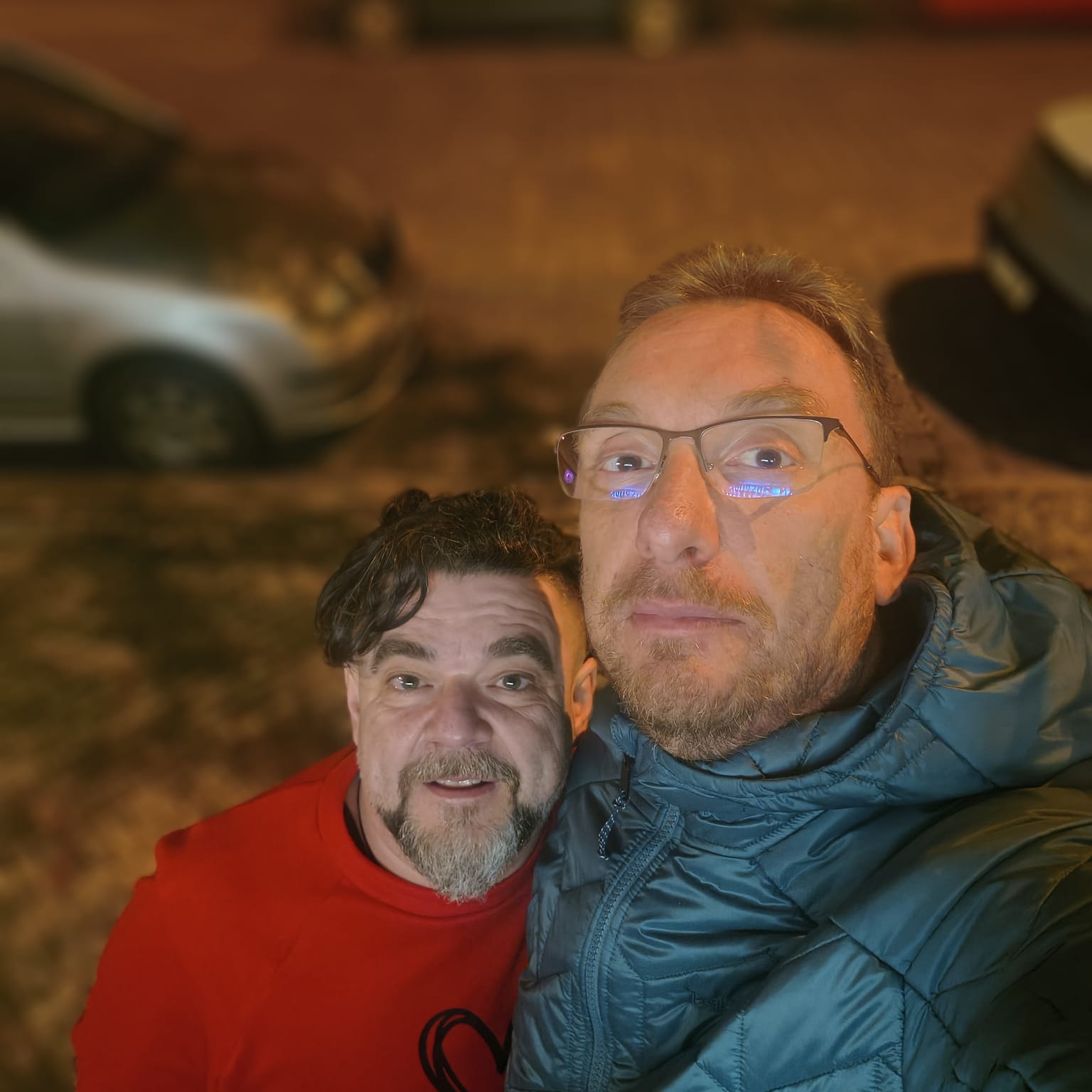 The third giant walking away into the mist